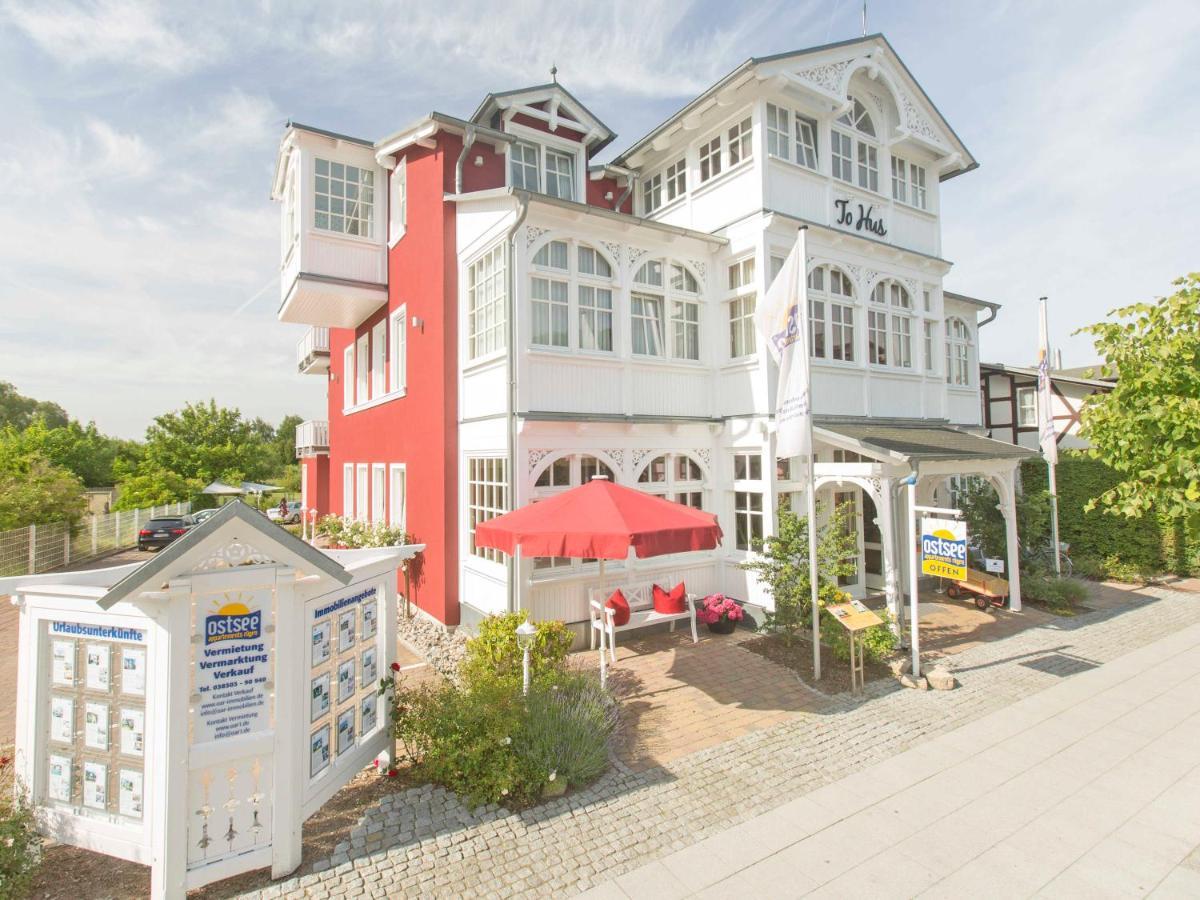Villa "To Hus" In Sellin - Appartement 07 Im Dg Mit Kamin Und Balkon Exterior foto